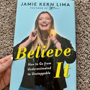 Believe It by Jamie Kern Lima Hardcover Book Self Help Motivation